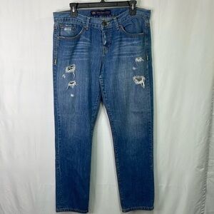 🍑 divine rights of denim, distressed jeans: